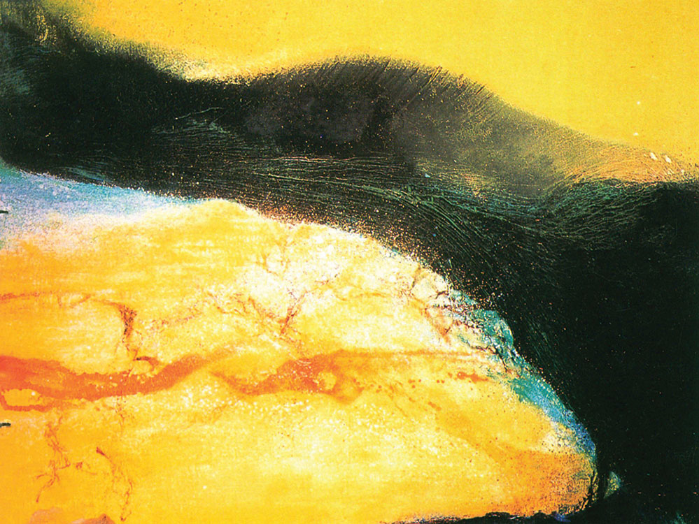 One of Zao Wou-Ki’s paintings from The Graphic Work (Credit: ImagineChina)